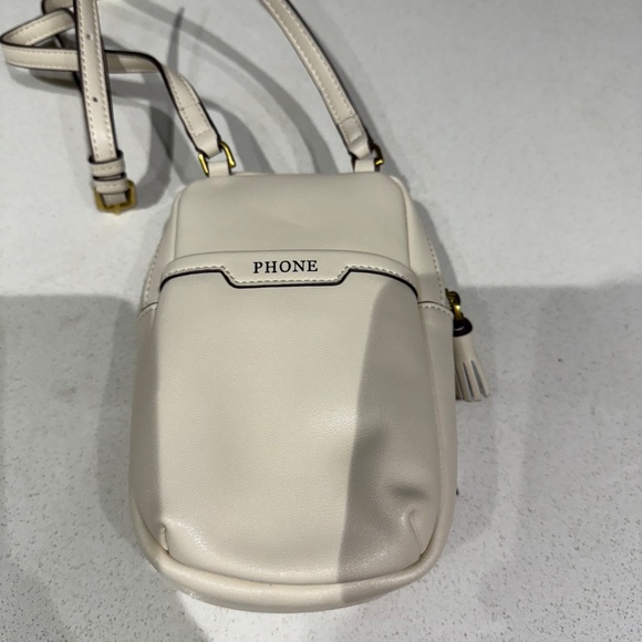 Anya Hindmarch Stickers Cell Phone Leather Crossbody Bag - Picture 4 of 10